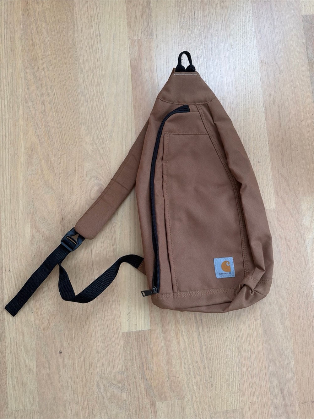 Carhartt Sling Bag Durable Crossbody Backpack Brown Adjustable Strap
